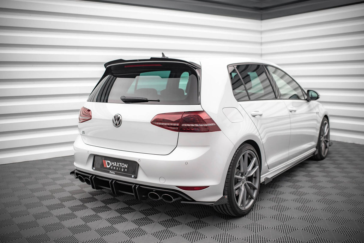 Maxton Design Street Pro Rear Side Splitters + Flaps VW Golf R Mk7