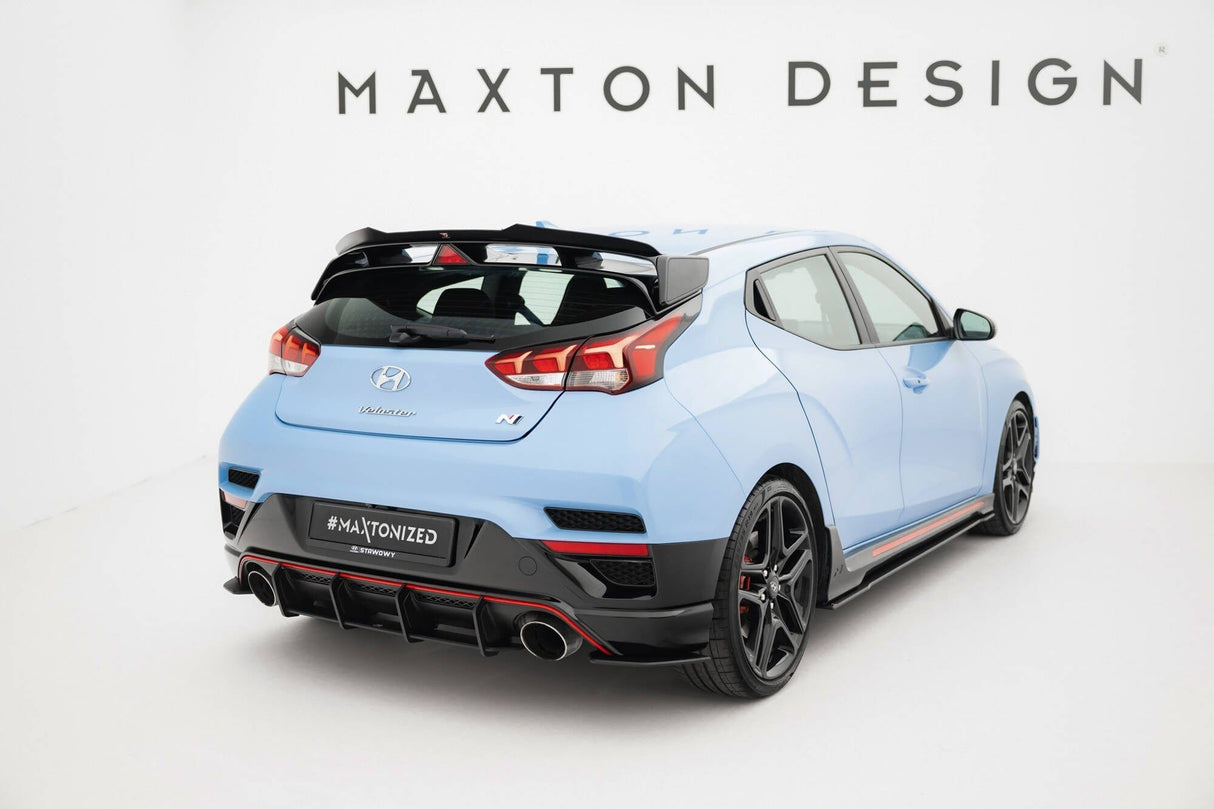 Maxton Design Street Pro Rear Side Splitters Hyundai Veloster N MK2
