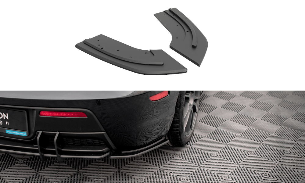 Maxton Design Street Pro Rear Side Splitters Mazda 3 Mps MK1 Us-Spec Version