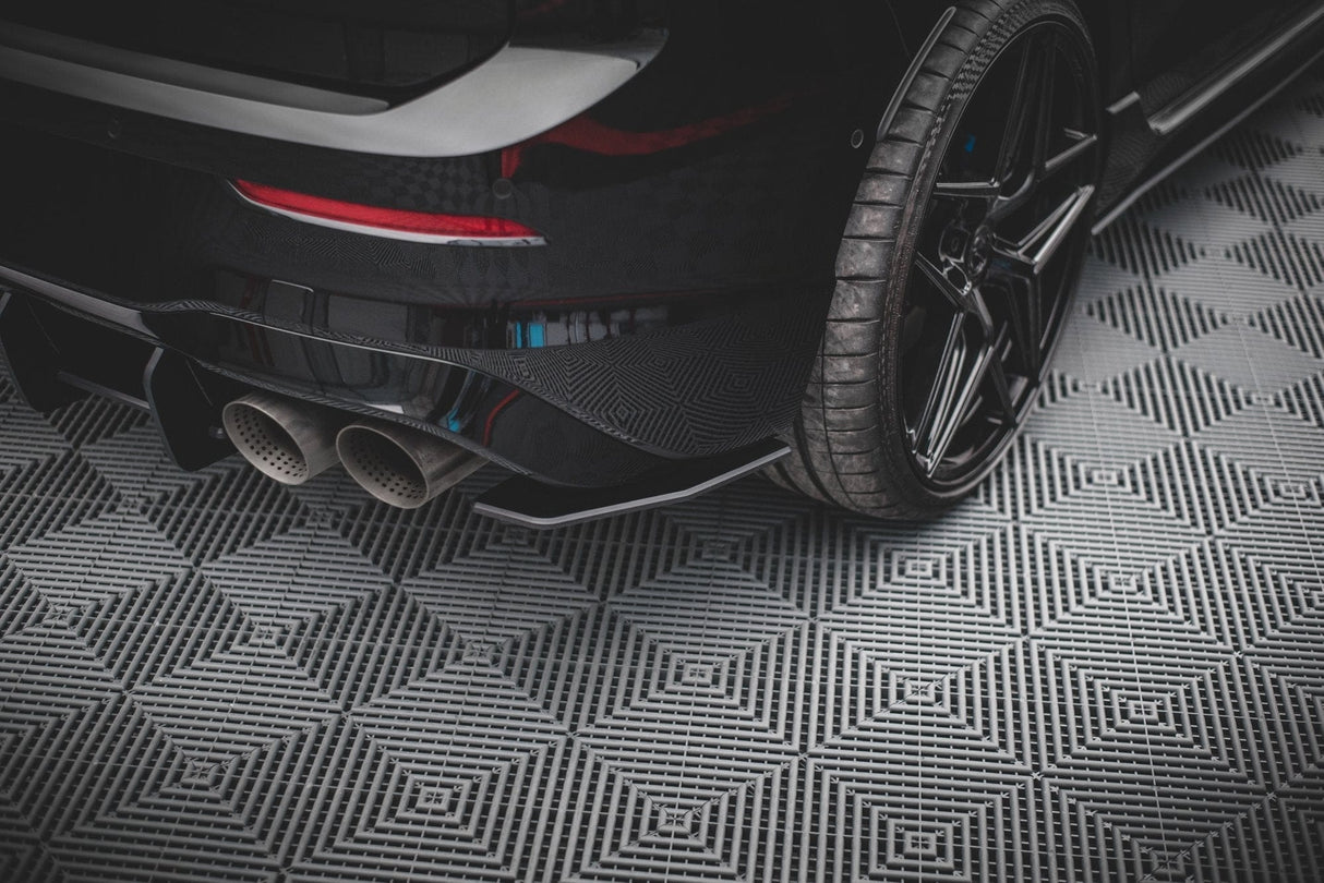 Maxton Design Street Pro Rear Side Splitters - VW Golf R Mk8