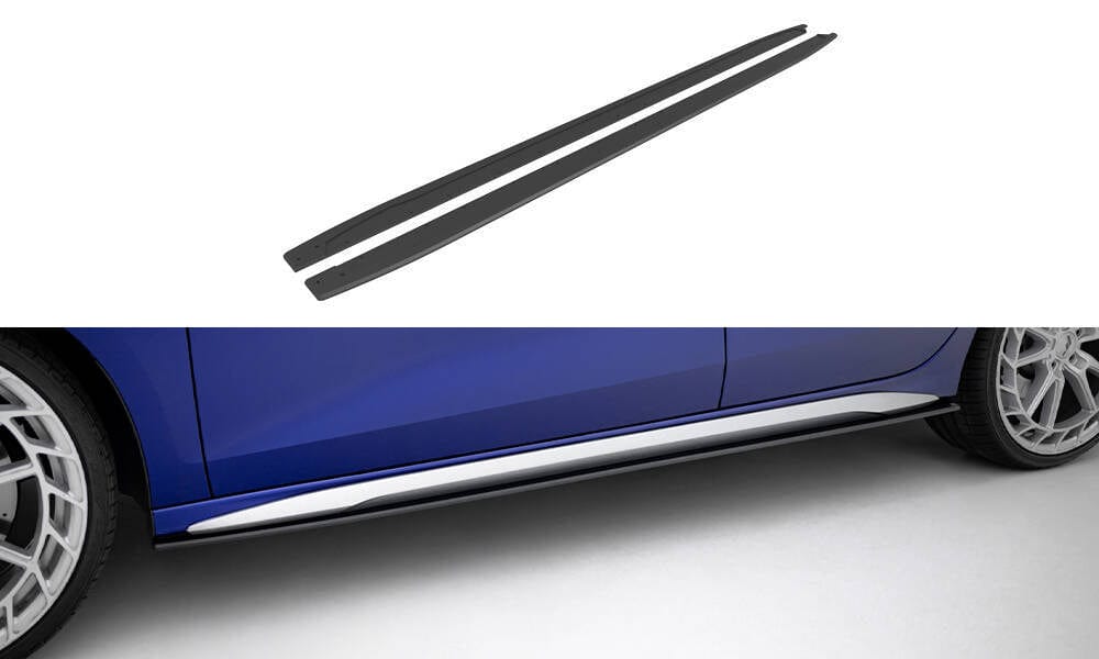 Maxton Design Street Pro Side Skirts Diffusers Audi A3 S-Line Sedan / S3 Sedan 8Y Facelift