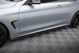 Maxton Design Street Pro Side Skirts Diffusers BMW 4 Coupe M-Pack F32