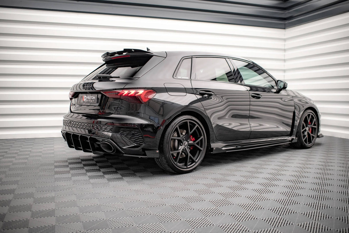 Maxton Design Street Pro Side Skirts Diffusers + Flaps Audi RS3 Sportback / Sedan 8Y