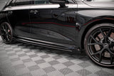 Maxton Design Street Pro Side Skirts Diffusers + Flaps Audi RS3 Sportback / Sedan 8Y
