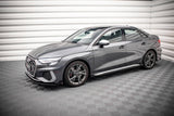 Maxton Design Street Pro Side Skirts Diffusers + Flaps Audi S3 / A3 S-Line 8Y