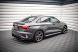 Maxton Design Street Pro Side Skirts Diffusers + Flaps Audi S3 / A3 S-Line 8Y