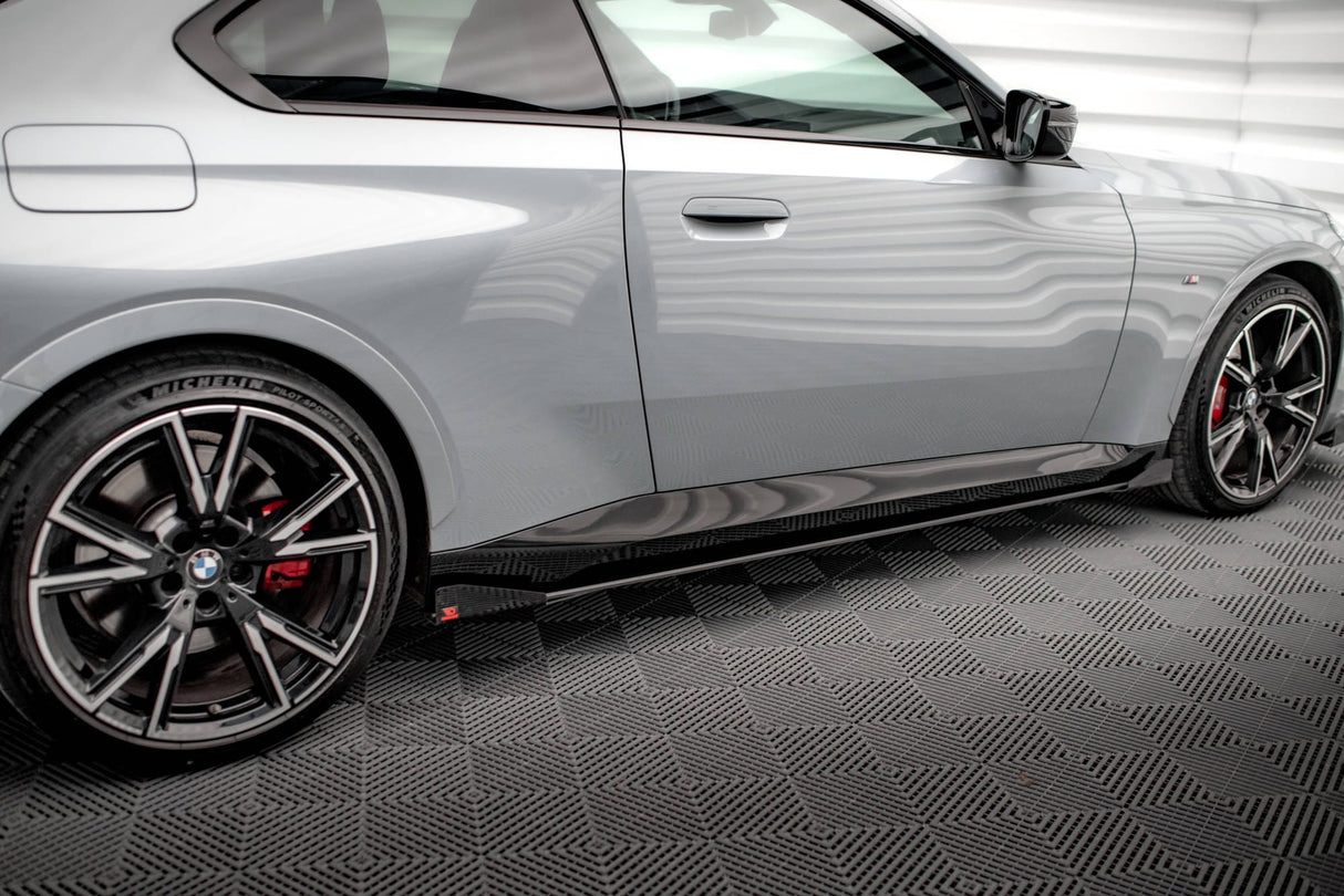 Maxton Design Street Pro Side Skirts Diffusers + Flaps BMW 2 Coupe M-Pack / M240I G42