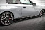 Maxton Design Street Pro Side Skirts Diffusers + Flaps BMW 2 Coupe M-Pack / M240I G42