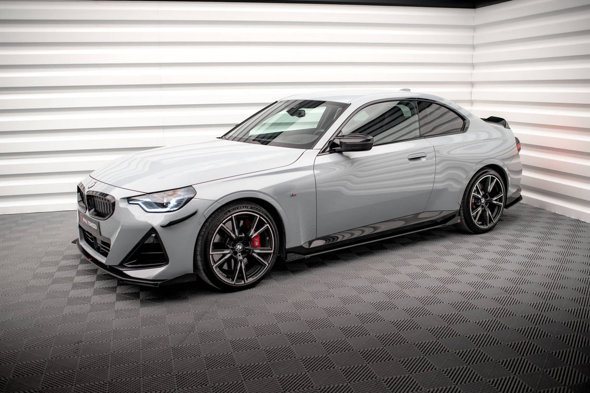 Maxton Design Street Pro Side Skirts Diffusers + Flaps BMW 2 Coupe M-Pack / M240I G42