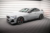 Maxton Design Street Pro Side Skirts Diffusers + Flaps BMW 2 Coupe M-Pack / M240I G42