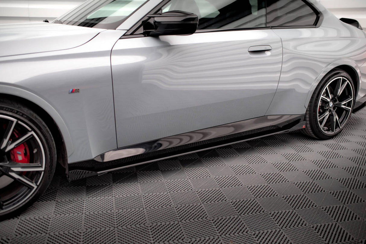 Maxton Design Street Pro Side Skirts Diffusers + Flaps BMW 2 Coupe M-Pack / M240I G42