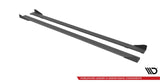 Maxton Design Street Pro Side Skirts Diffusers + Flaps VW Golf R Mk7