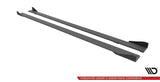 Maxton Design Street Pro Side Skirts Diffusers + Flaps VW Golf R Mk7