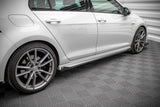 Maxton Design Street Pro Side Skirts Diffusers + Flaps VW Golf R Mk7