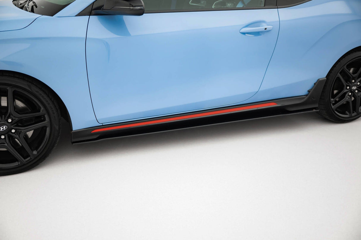Maxton Design Street Pro Side Skirts Diffusers Hyundai Veloster N MK2