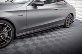 Maxton Design Street Pro Side Skirts Diffusers Mercedes-AMG C43 Coupe C205 Facelift