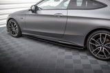 Maxton Design Street Pro Side Skirts Diffusers Mercedes-AMG C43 Coupe C205 Facelift