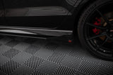 Maxton Design Street Pro Side Skirts Diffusers V.1 + Flaps Audi RS3 Sedan 8V Facelift