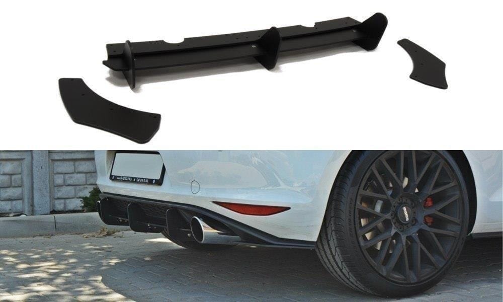 Maxton Design Rear Diffuser and Rear Side Splitters | Volkswagen Mk7 GTI
