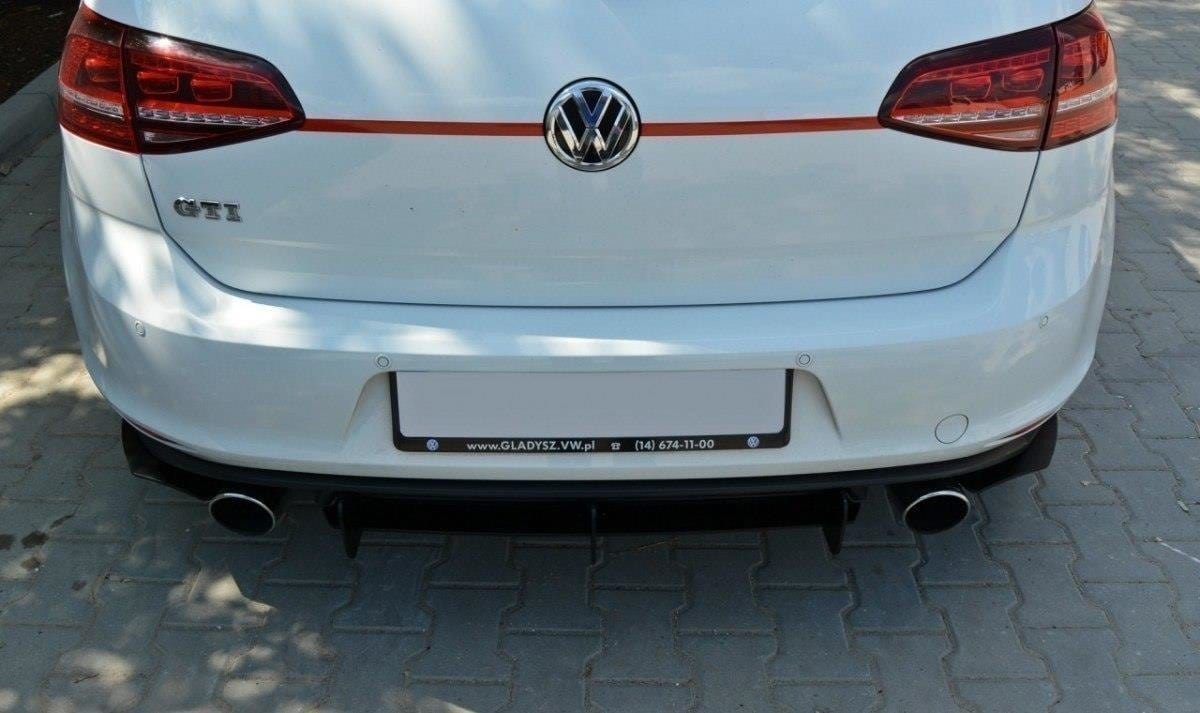 Maxton Design Rear Diffuser and Rear Side Splitters | Volkswagen Mk7 GTI