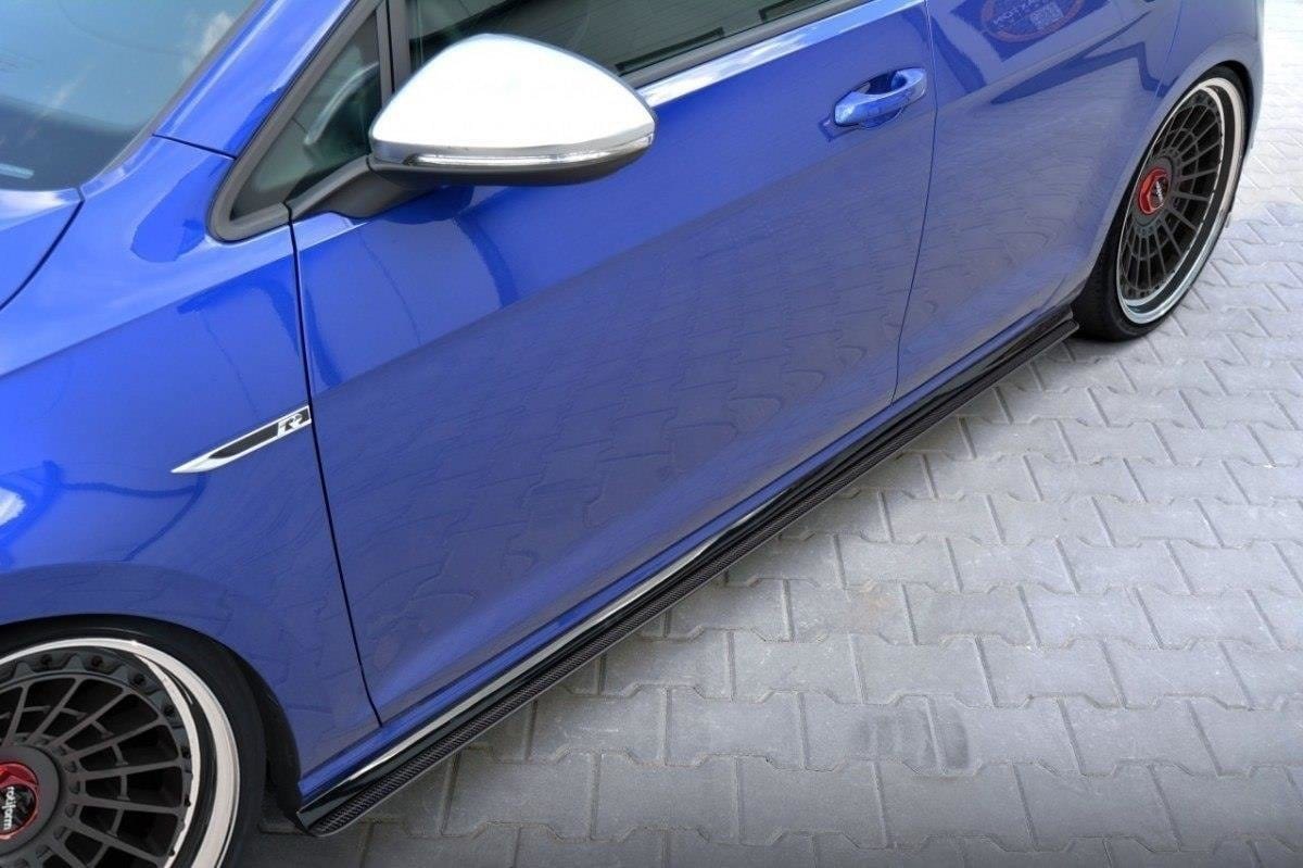 Maxton Design VW Golf R Mk7 (Facelift) - Racing Side Skirts Diffusers