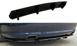 Maxton Design Central Rear Splitter Audi S8 D3 (With Vertical Bars)