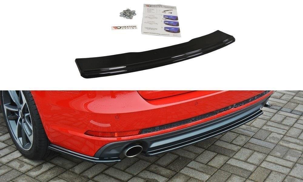 Maxton Design Central Rear Splitter Audi A4 B9 S-Line