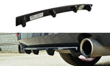 Maxton Design Central Rear Splitter BMW 4 F32 M-Package (With Vertical Bars)