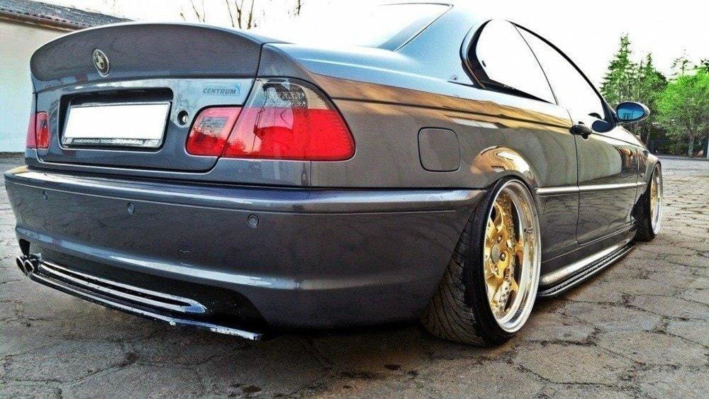 Maxton Design Central Rear Splitter For BMW 3 E46 M-Package Coupe (Without Vertical Bars)