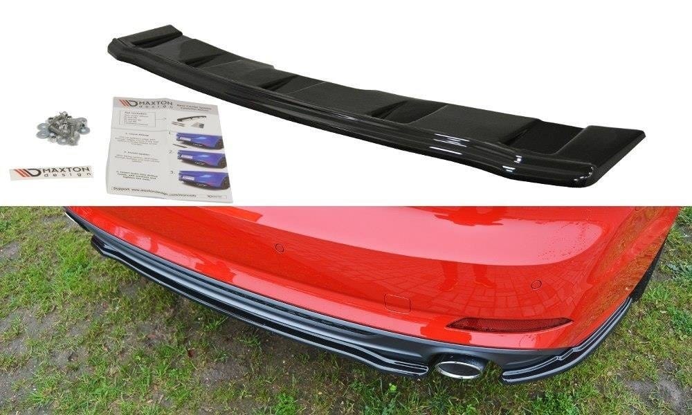 Maxton Design Central Rear Splitter Audi A5 S-Line F5 Coupe / Sportback (Without Vertical Bars)