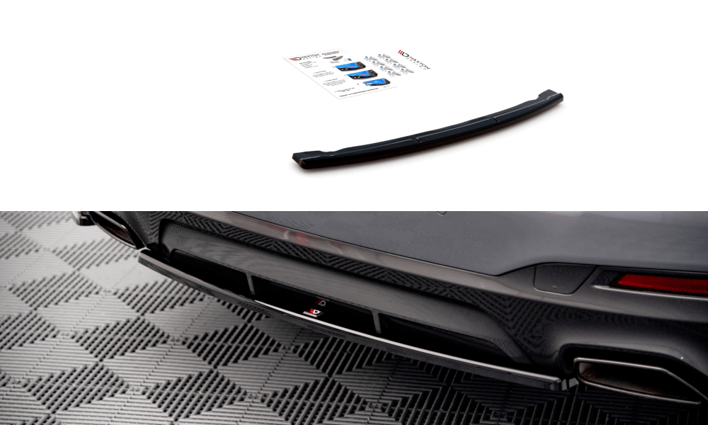 Maxton Design Central Rear Splitter BMW 5 G30 Facelift M-Package
