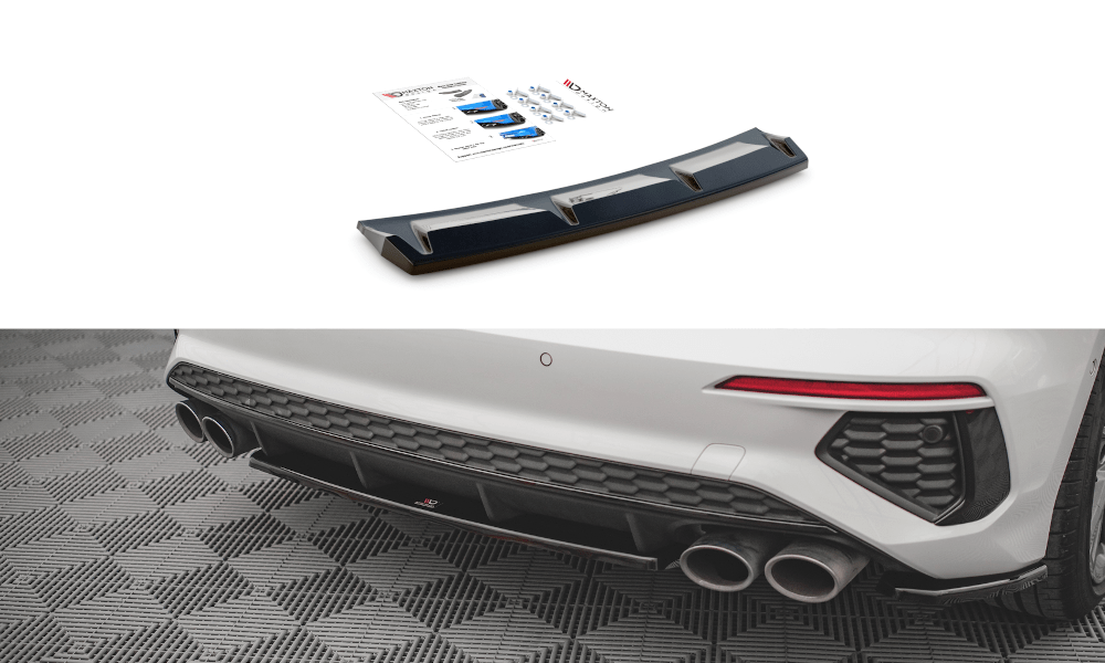 Maxton Design Central Rear Splitter Audi S3 8Y