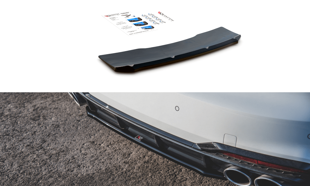 Maxton Design Central Rear Splitter For Audi S5 / A5 S-Line Sportback F5 Facelift