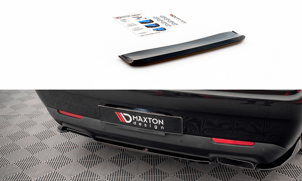 Maxton Design Central Rear Splitter For Dodge Challenger RT MK3 Facelift