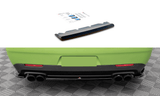 Maxton Design Central Rear Splitter For Dodge Challenger SRT Hellcat Widebody MK3