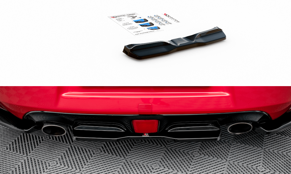 Maxton Design Central Rear Splitter For V.2 Nissan 370Z