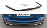 Maxton Design Central Rear Splitter (With Vertical Bars) Audi A6 S-Line Avant/Sedan C8
