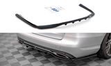 Maxton Design Central Rear Splitter (With Vertical Bars) Mercedes-Benz C W205