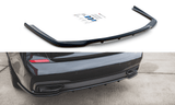 Maxton Design Central Rear Splitter (With Vertical Bars) For BMW 7 M-Package G11