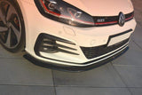 Maxton Design Gloss Black V2 Front Splitter | Volkswagen GTI Mk7.5