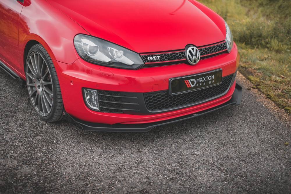 Maxton Design Front Splitter Flaps VW Golf GTI Mk6