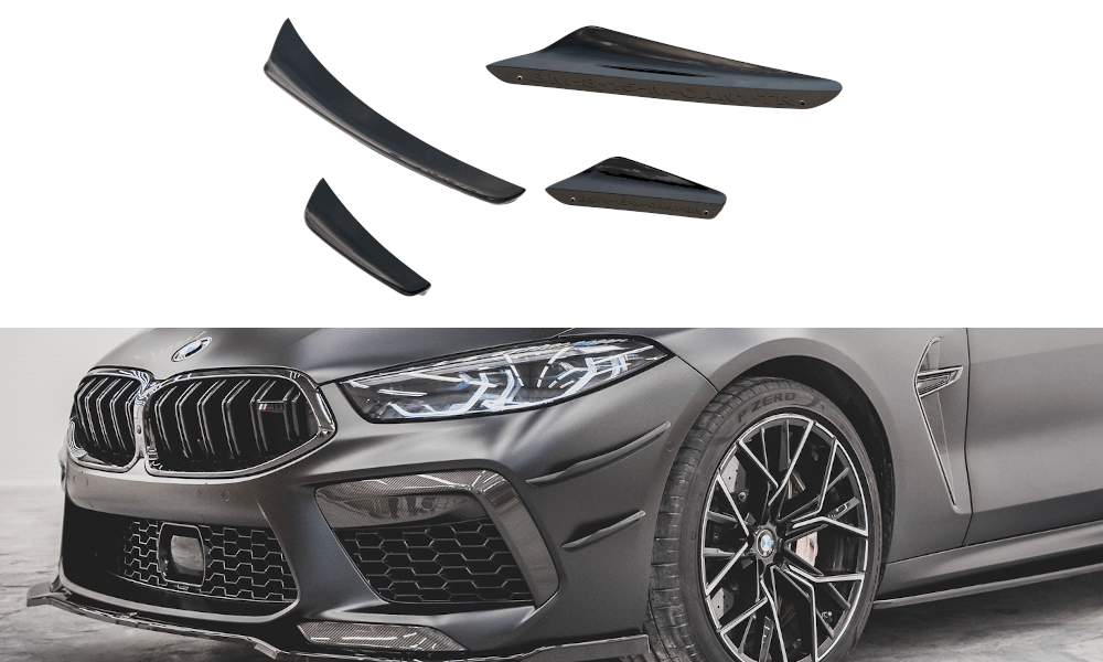 Maxton Design Front Bumper Wings (Canards) BMW M8 Gran Coupe F93