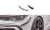 Maxton Design Front Bumper Wings (Canards) VW Golf Mk8 GTI / R-Line