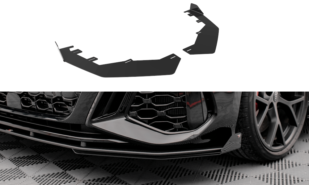 Maxton Design Front Splitter Flaps Audi RS3 Sportback / Sedan 8Y