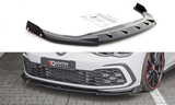 Maxton Design Front Splitter + Flaps V.3 Volkswagen Golf Mk8 GTi / R-Line