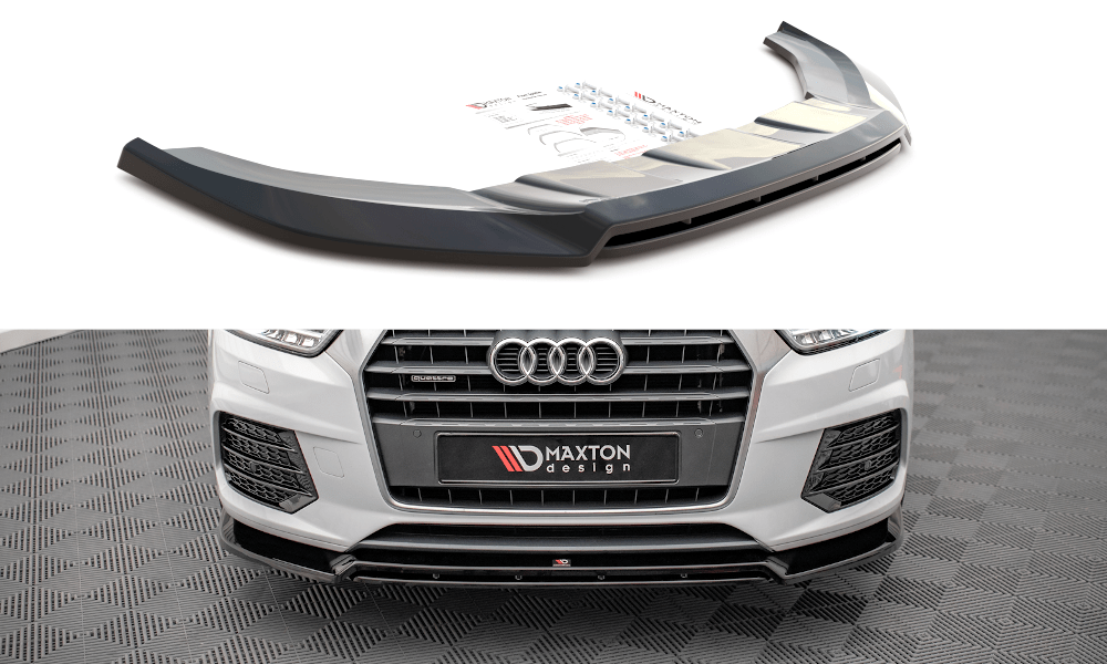 Maxton Design Front Splitter V.2 Audi Q3 S-Line 8U Facelift