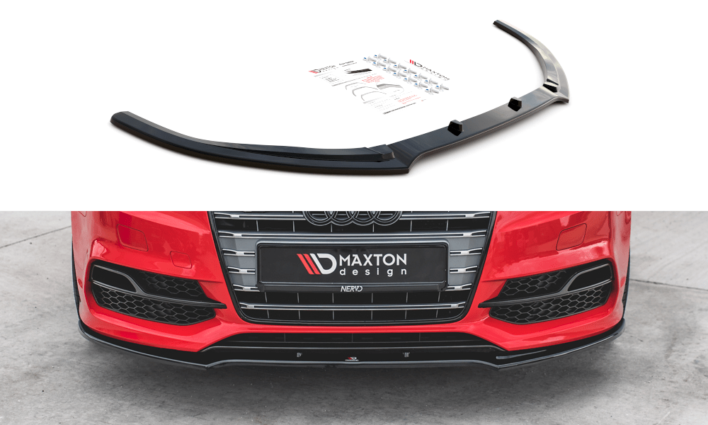 Maxton Design Front Splitter V.2 Audi S3 / A3 S-Line 8V