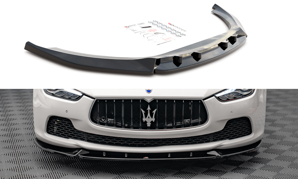 Maxton Design Front Splitter V.2 Maserati Ghibli MK3