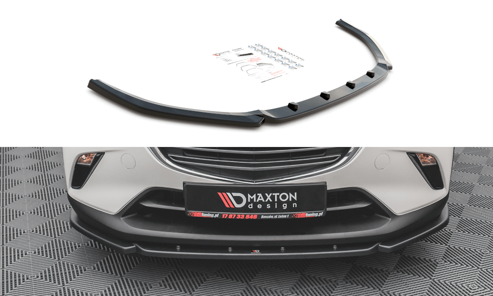 Maxton Design Front Splitter V.2 Mazda Cx-3