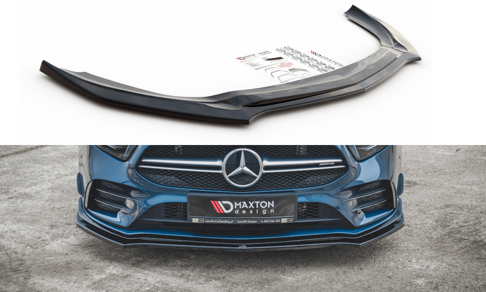 Maxton Design Front Splitter V.2 Mercedes A35 AMG / AMG-Line W177